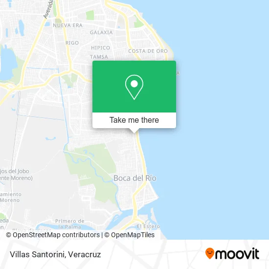 Villas Santorini map