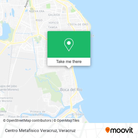 Mapa de Centro Metafísico Veracruz