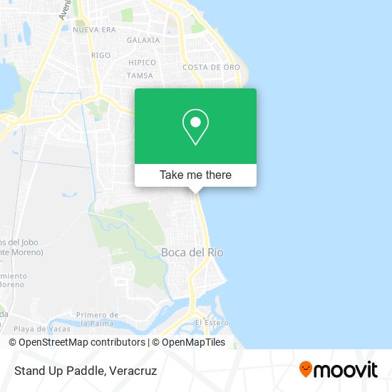 Mapa de Stand Up Paddle
