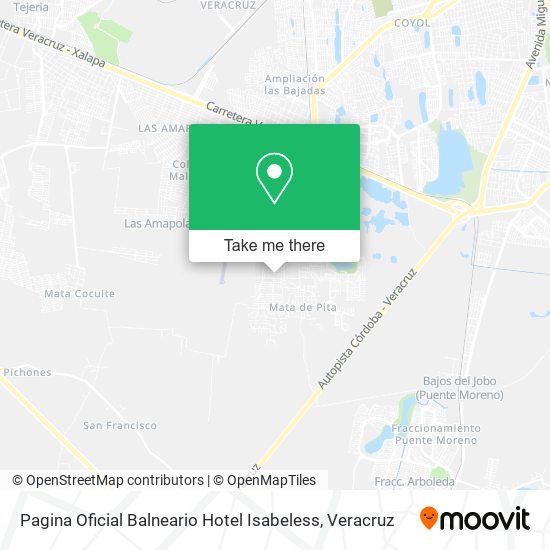 Pagina Oficial Balneario Hotel Isabeless map