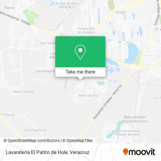 Mapa de Lavandería El Patito de Hule