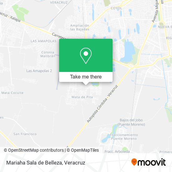 Mariaha Sala de Belleza map