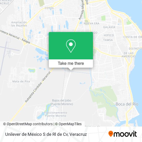 Unilever de México S de Rl de Cv map