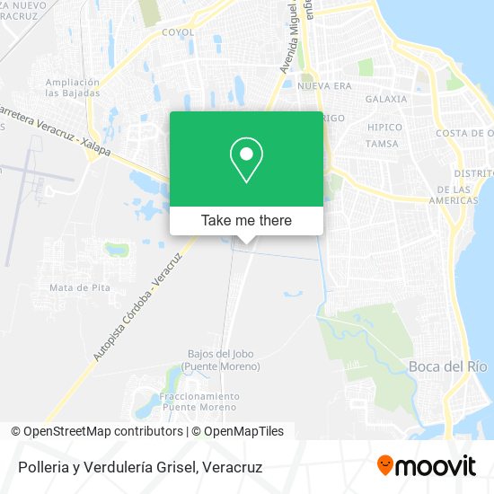 Mapa de Polleria y Verdulería Grisel