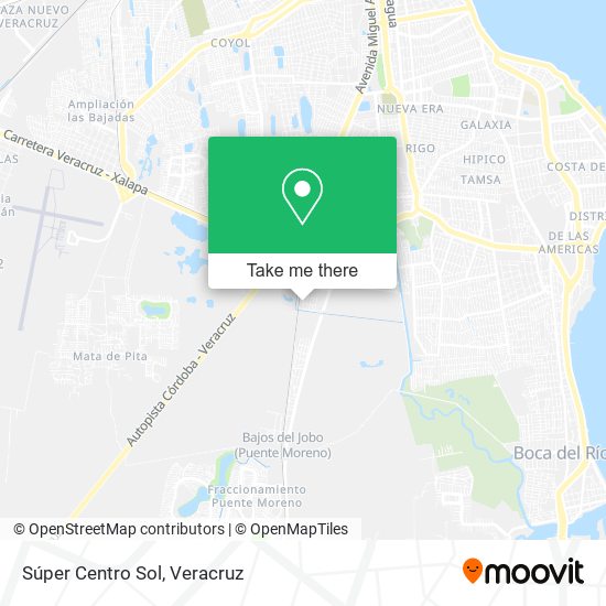 Súper Centro Sol map