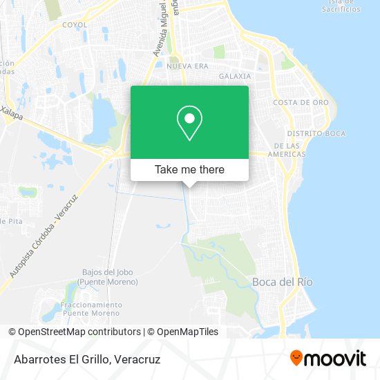 Mapa de Abarrotes El Grillo