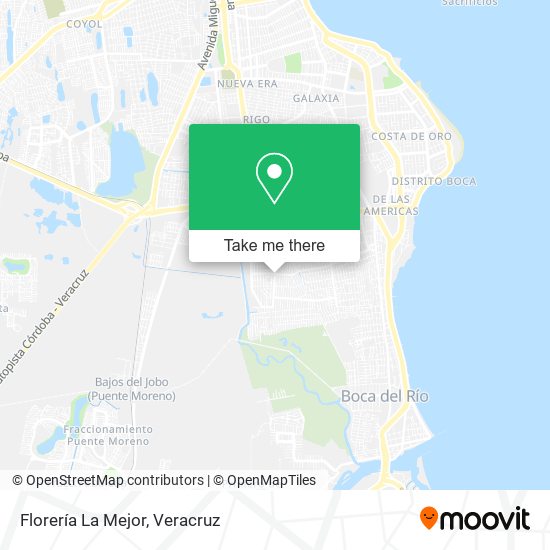 Florería La Mejor map