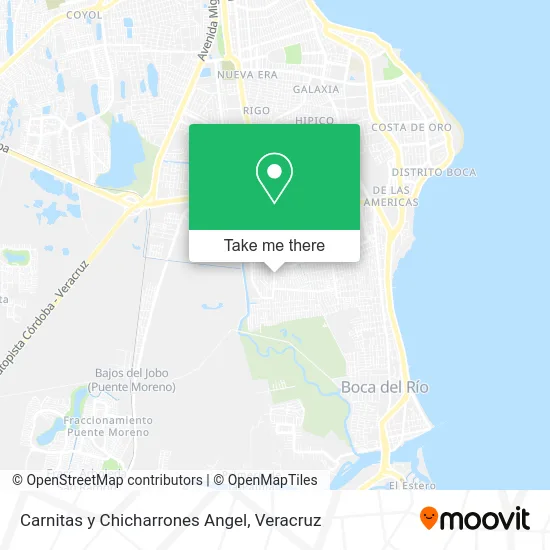 Carnitas y Chicharrones Angel map