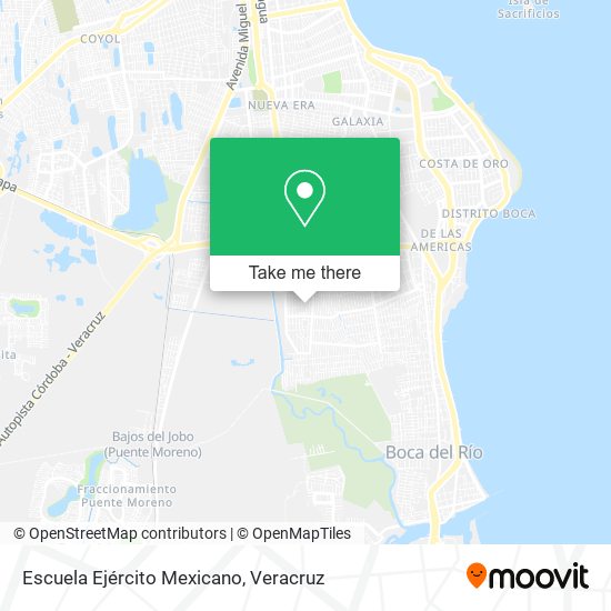 Escuela Ejército Mexicano map