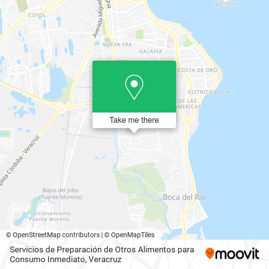 Servicios de Preparación de Otros Alimentos para Consumo Inmediato map