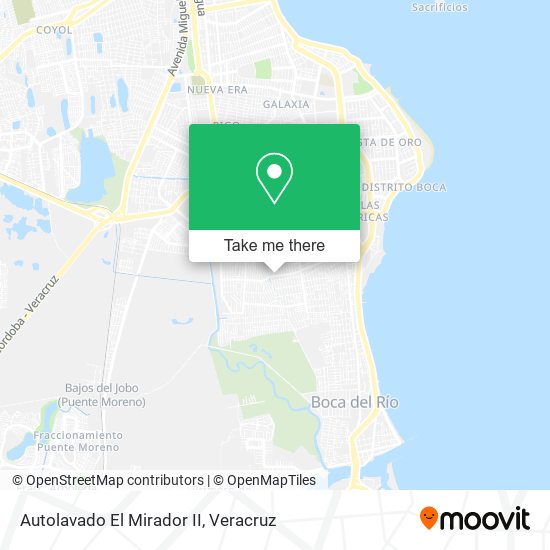 Autolavado El Mirador II map