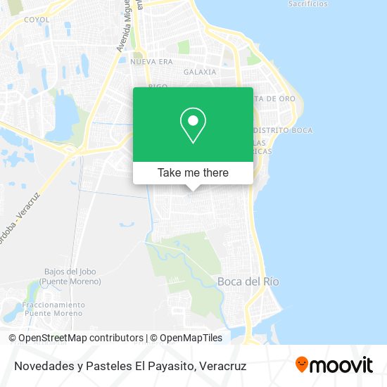 Novedades y Pasteles El Payasito map