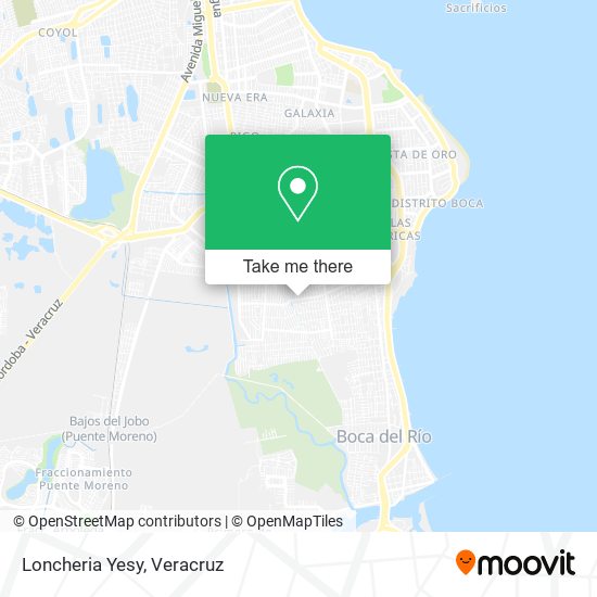 Mapa de Loncheria Yesy