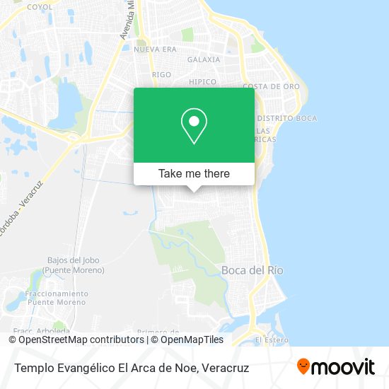 Templo Evangélico El Arca de Noe map