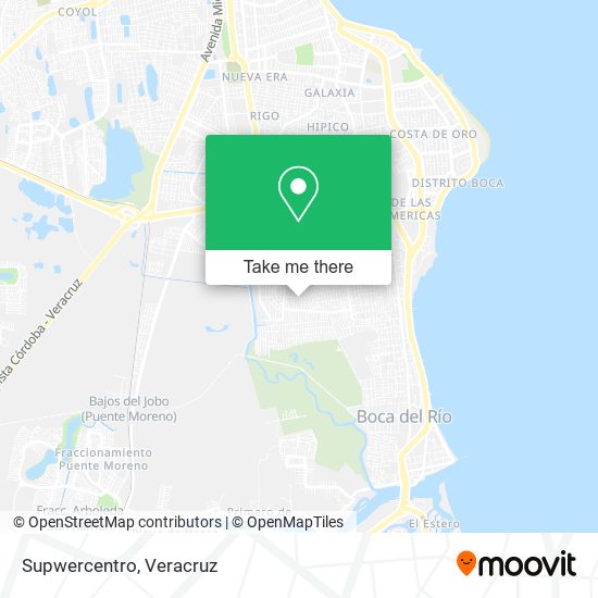 Mapa de Supwercentro