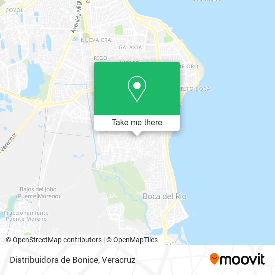 Distribuidora de Bonice map