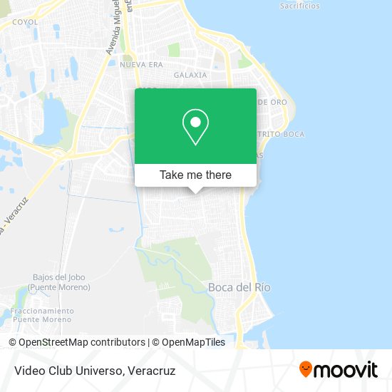 Mapa de Video Club Universo