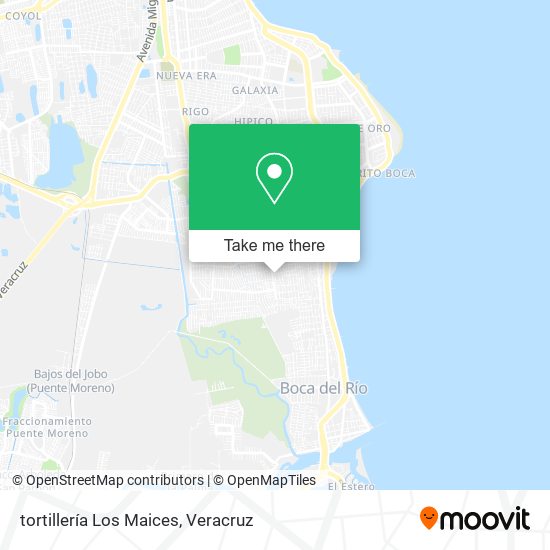 tortillería Los Maices map