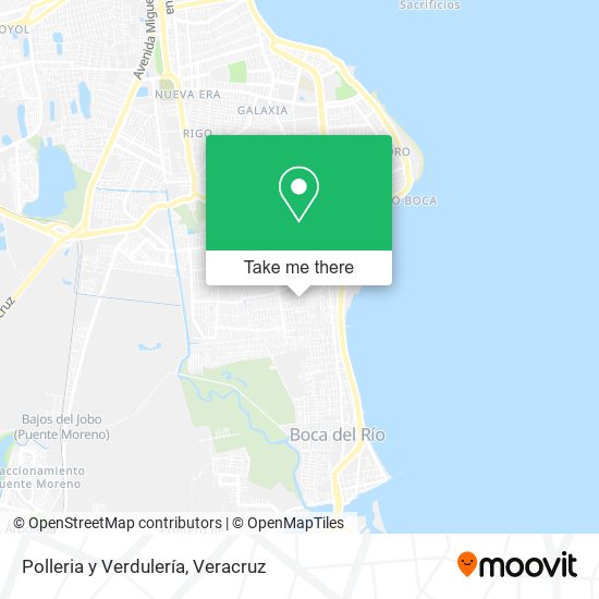 Mapa de Polleria y Verdulería
