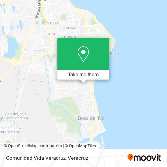 Mapa de Comunidad Vida Veracruz