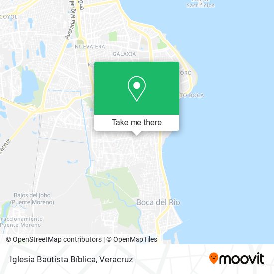 Iglesia Bautista Bíblica map