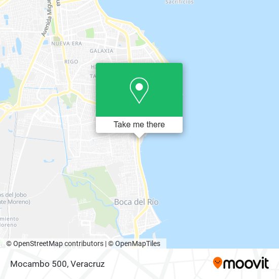 Mocambo 500 map