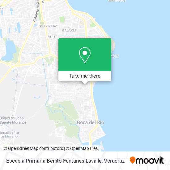 Mapa de Escuela Primaria Benito Fentanes Lavalle