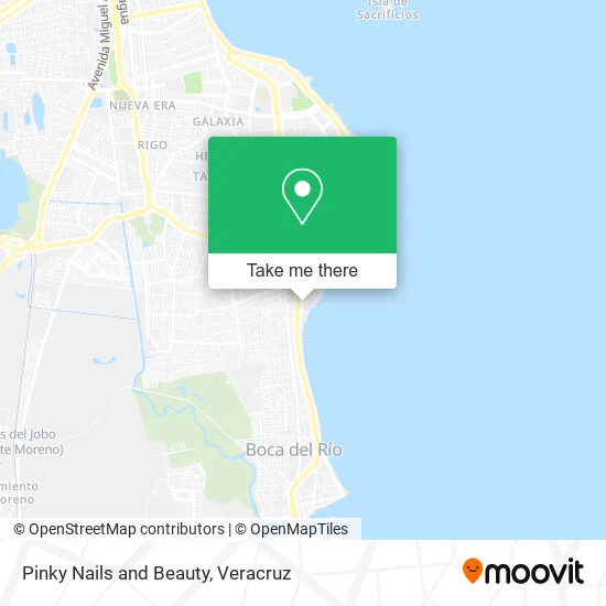 Pinky Nails and Beauty map