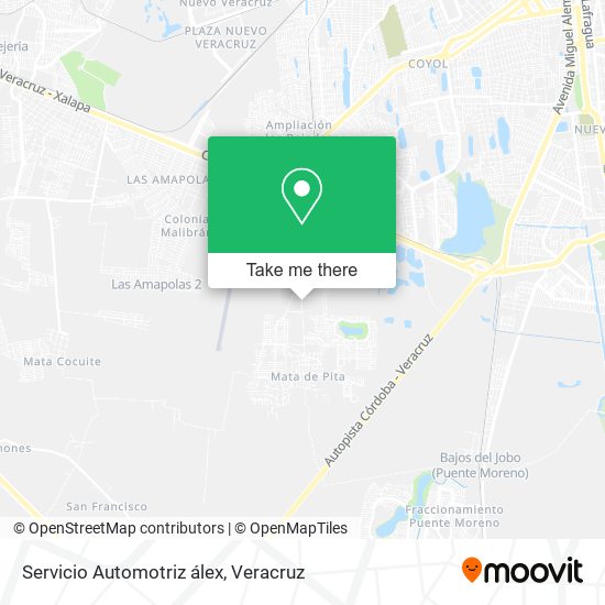 Mapa de Servicio Automotriz álex