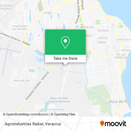 Mapa de Agroindustrias Raiker
