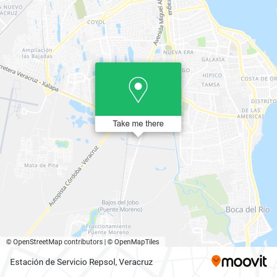 Mapa de Estación de Servicio Repsol