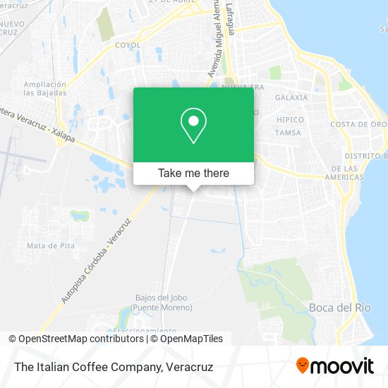 The Italian Coffee Company map