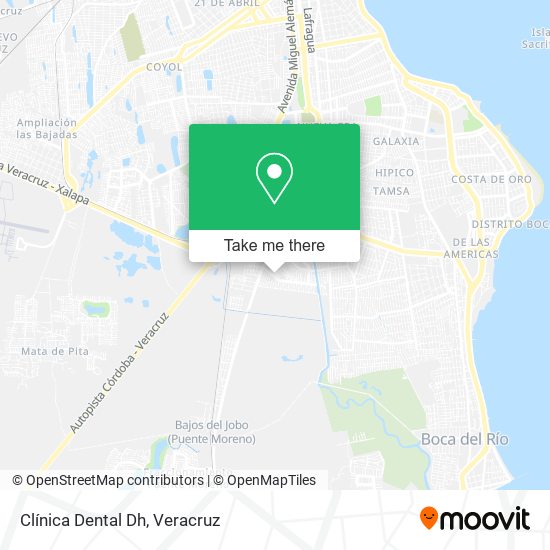 Mapa de Clínica Dental Dh
