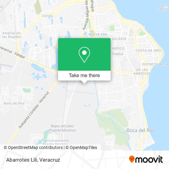 Mapa de Abarrotes Lili