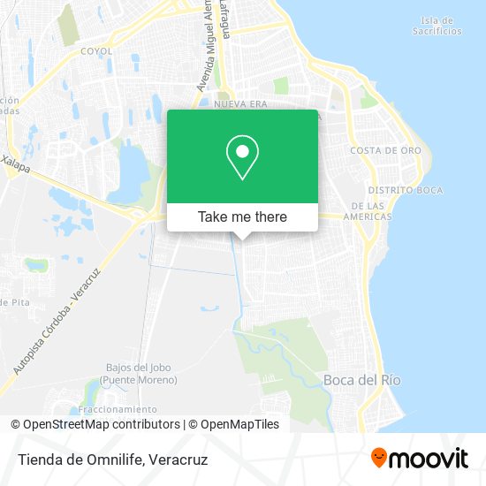 Mapa de Tienda de Omnilife