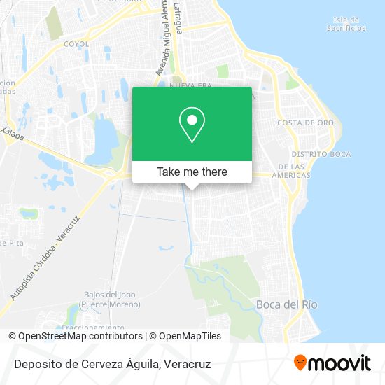 Deposito de Cerveza Águila map