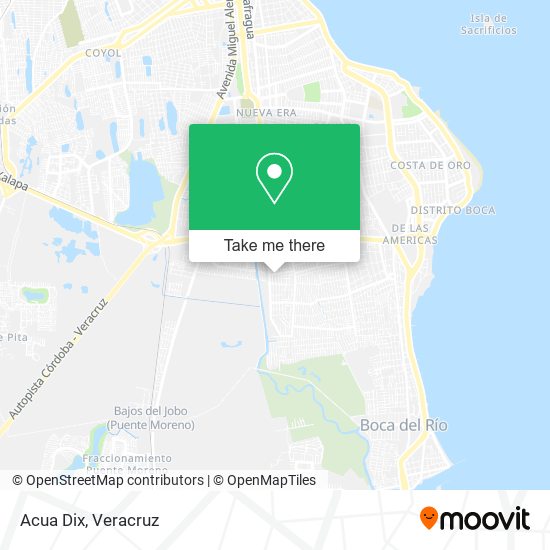 Mapa de Acua Dix