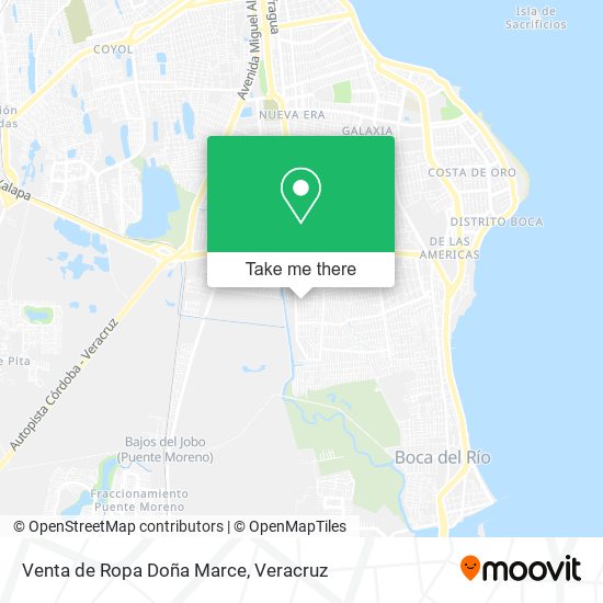 Mapa de Venta de Ropa Doña Marce