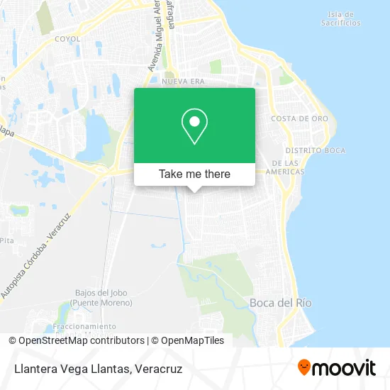 Llantera Vega Llantas map