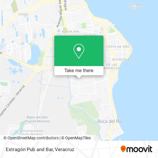 Mapa de Estragón Pub and Bar