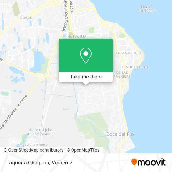 Taquería Chaquira map