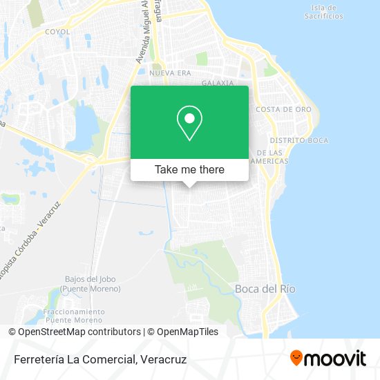 Mapa de Ferretería La Comercial