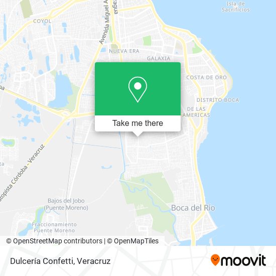 Dulcería Confetti map