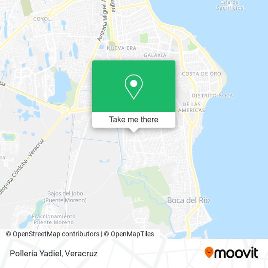 Mapa de Pollería Yadiel