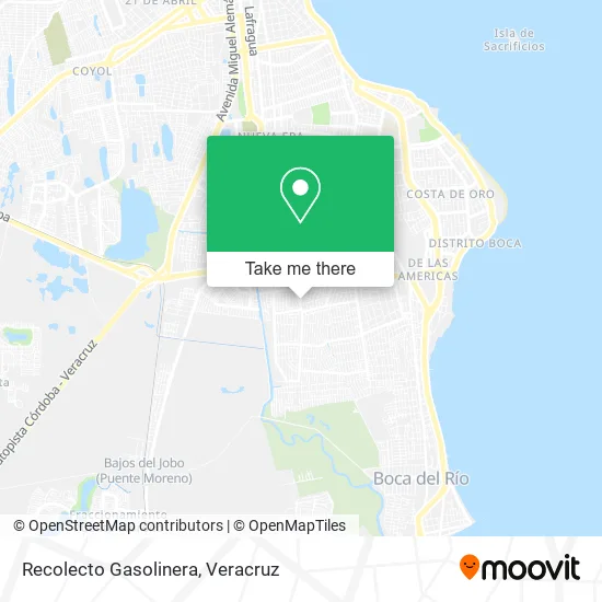 Recolecto Gasolinera map