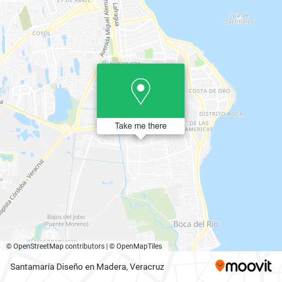 Santamaría Diseño en Madera map