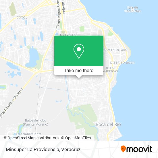 Minsúper La Providencia map