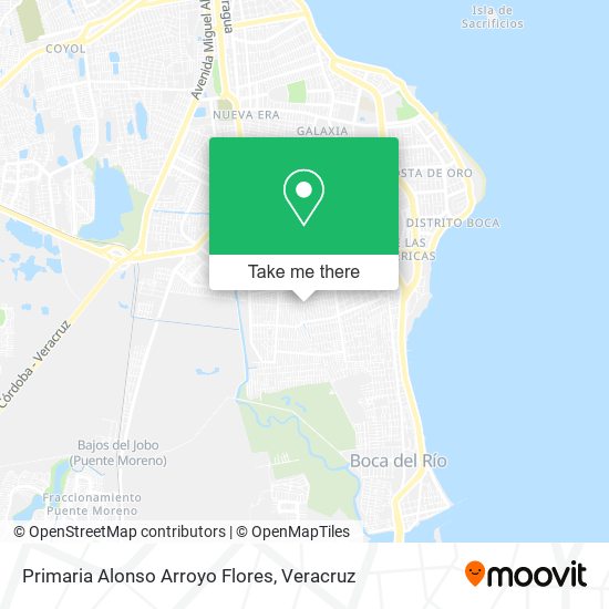 Primaria Alonso Arroyo Flores map