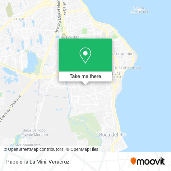 Papelería La Mini map