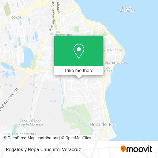 Regalos y Ropa Chuchito map